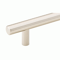 26 1/2 Inch Overall (24 Inch c-c) Brass Bar Pull (Satin Nickel Finish) EMTEK