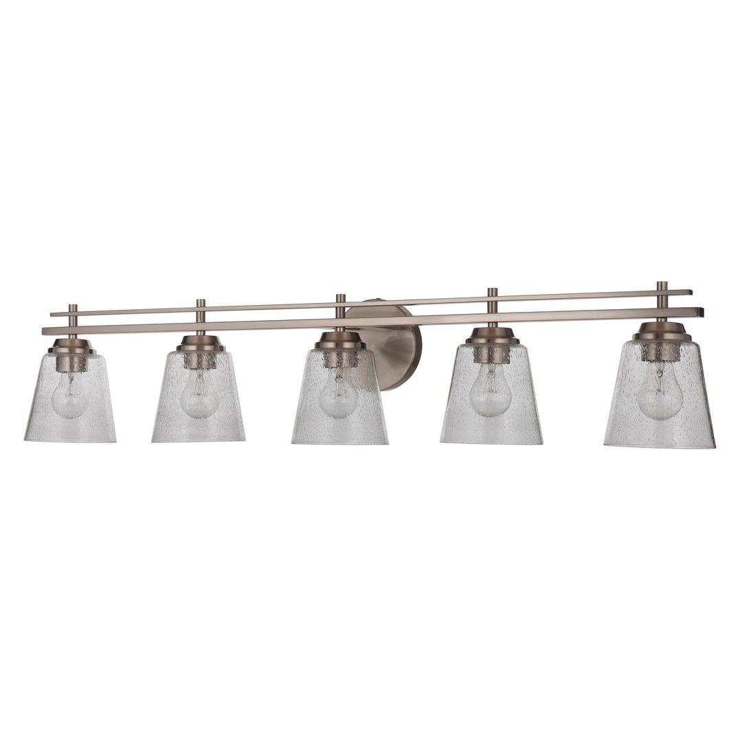 Drake 5 Light Vanity in Brushed Polished Nickel CRAFTMADE