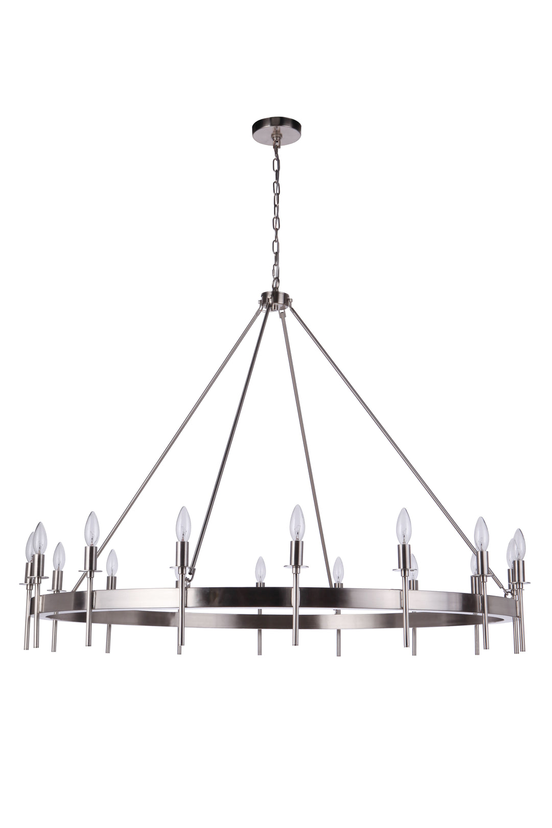 Larrson 16 Light Chandelier in Brushed Polished Nickel CRAFTMADE