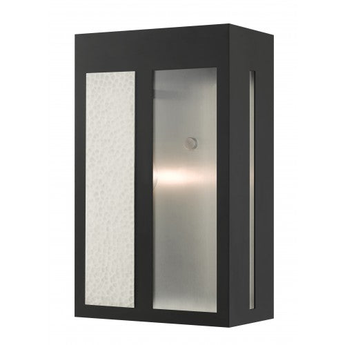 1 Light Black Outdoor Wall Lantern Livex