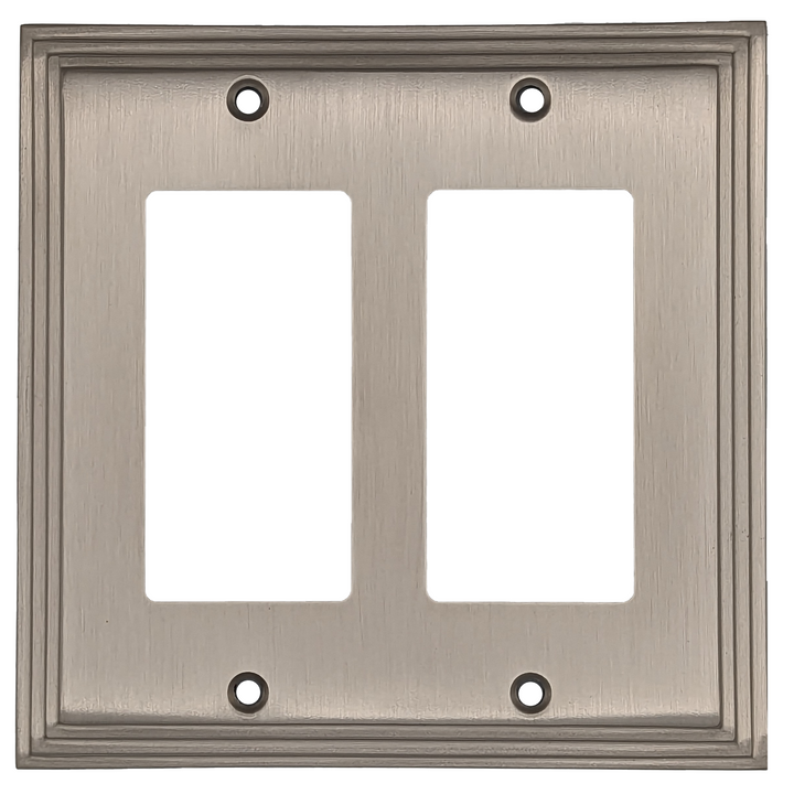 Kingston Classic Stepped Wall Plate (Satin Nickel) COPPER MOUNTAIN HARDWARE