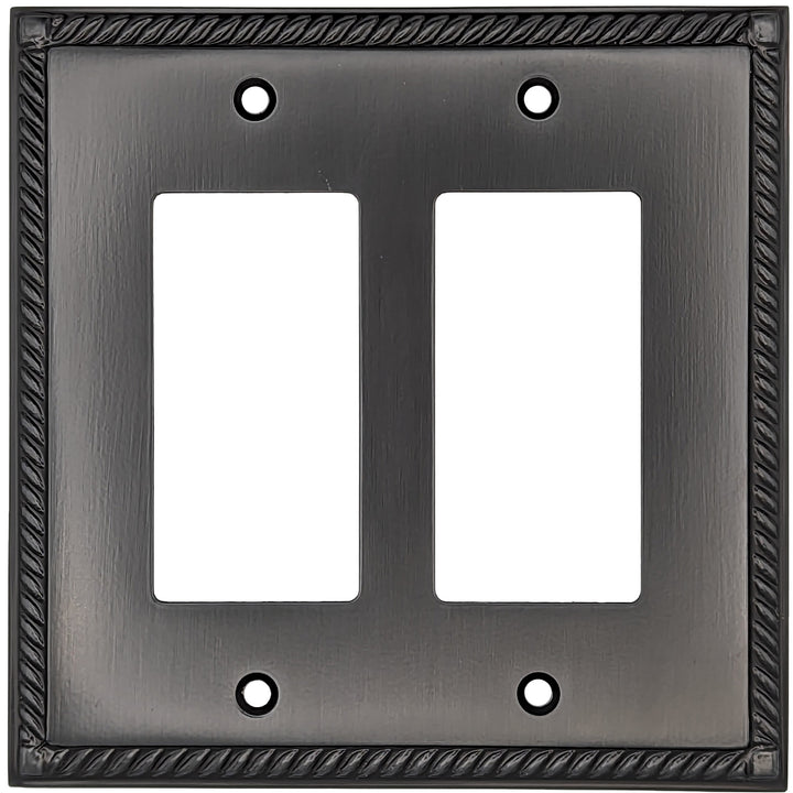 English Georgian Roped Wall Plate (Oil Rubbed Bronze) COPPER MOUNTAIN HARDWARE