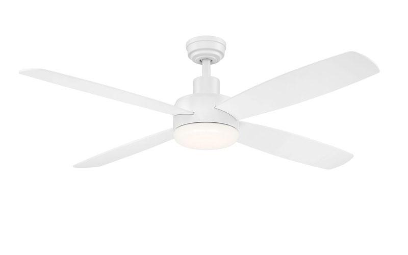 Aeris Job Fan Matte White  LED ceiling Fan Wind River