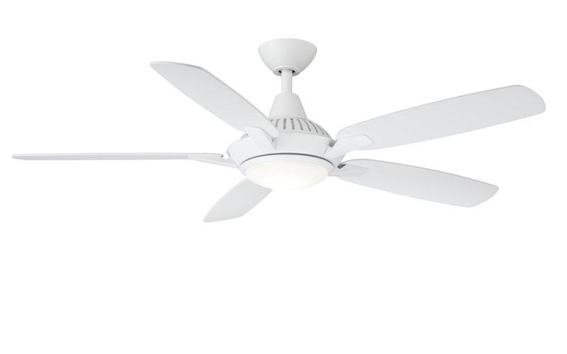 Solero Matte White 52 inch ceiling fan Wind River