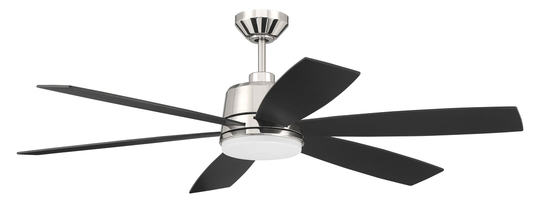 54" Hogan Fan in Polished Nickel Finish, Blades Included CRAFTMADE