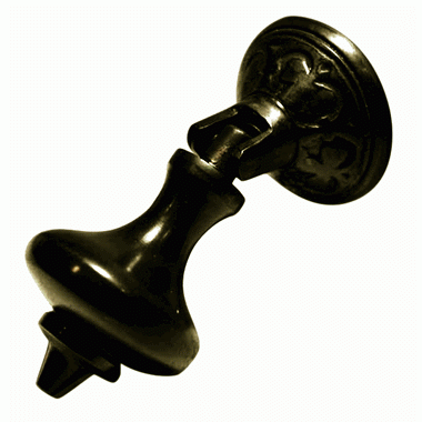 3 Inch Solid Brass Clover Drop Pull (Oil Rubbed Bronze Finish) COPPER MOUNTAIN HARDWARE