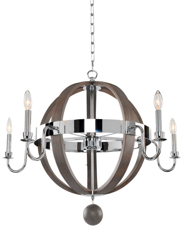 Sharlow 5 Light Chandelier Kalco