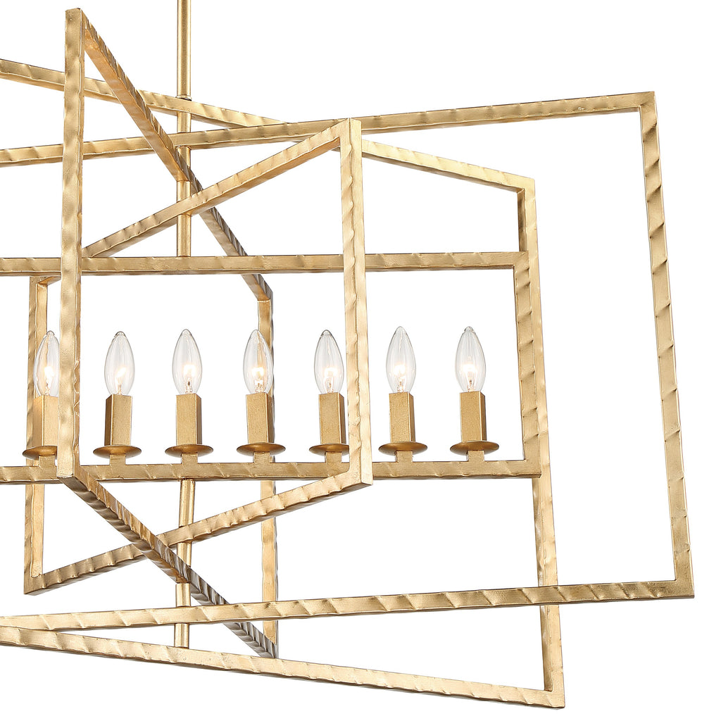 Crystorama Crystorama Capri 9 Light Antique Gold Chandelier