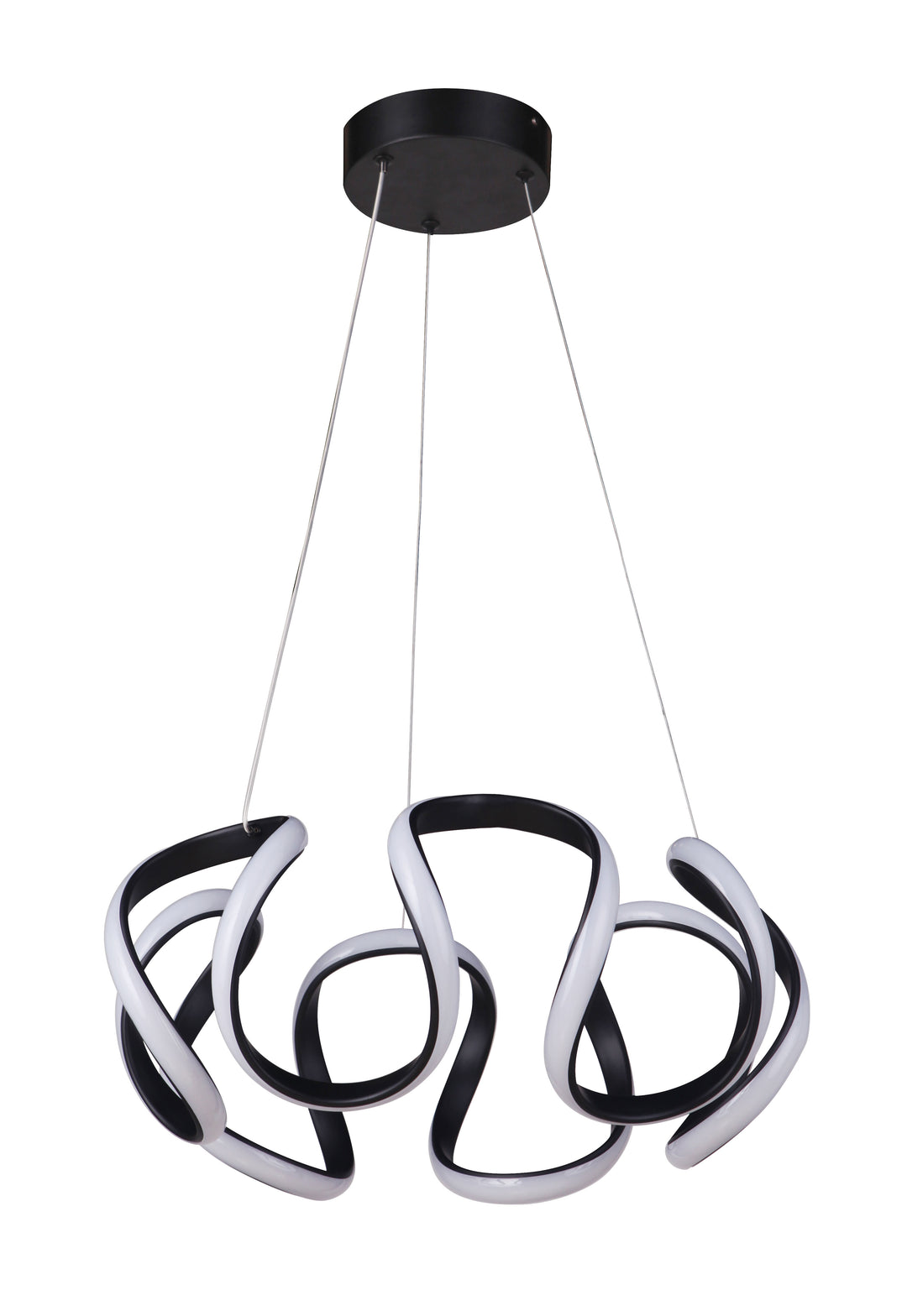 Pulse Dimmable LED Pendant in Flat Black CRAFTMADE