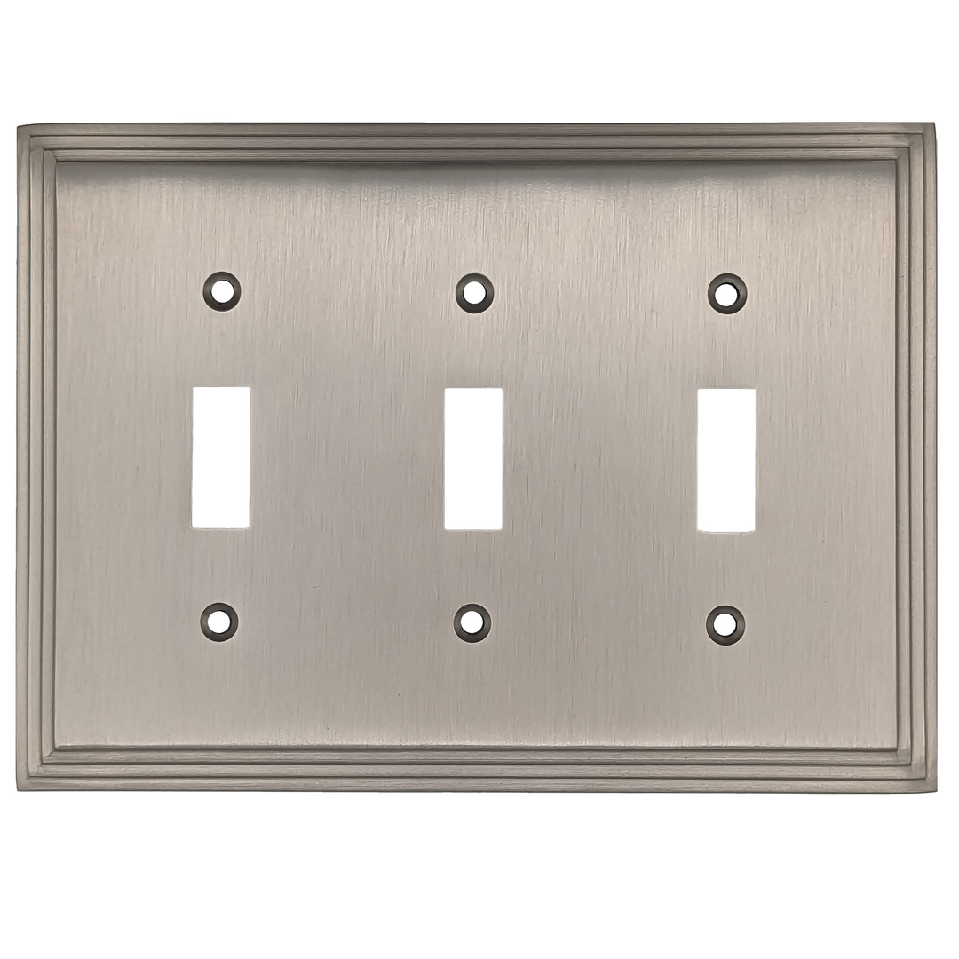 Kingston Classic Stepped Wall Plate (Satin Nickel) COPPER MOUNTAIN HARDWARE