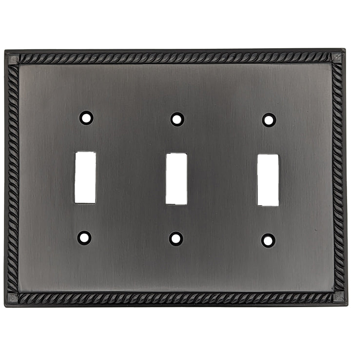 English Georgian Roped Wall Plate (Oil Rubbed Bronze) COPPER MOUNTAIN HARDWARE