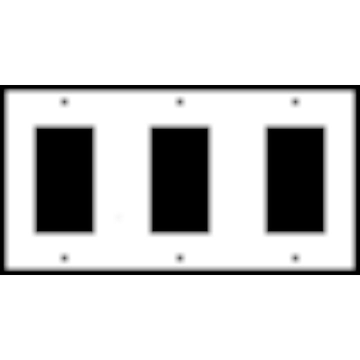 4 1/2 Inch Solid Brass Traditional Switch Plate (Brushed Nickel)