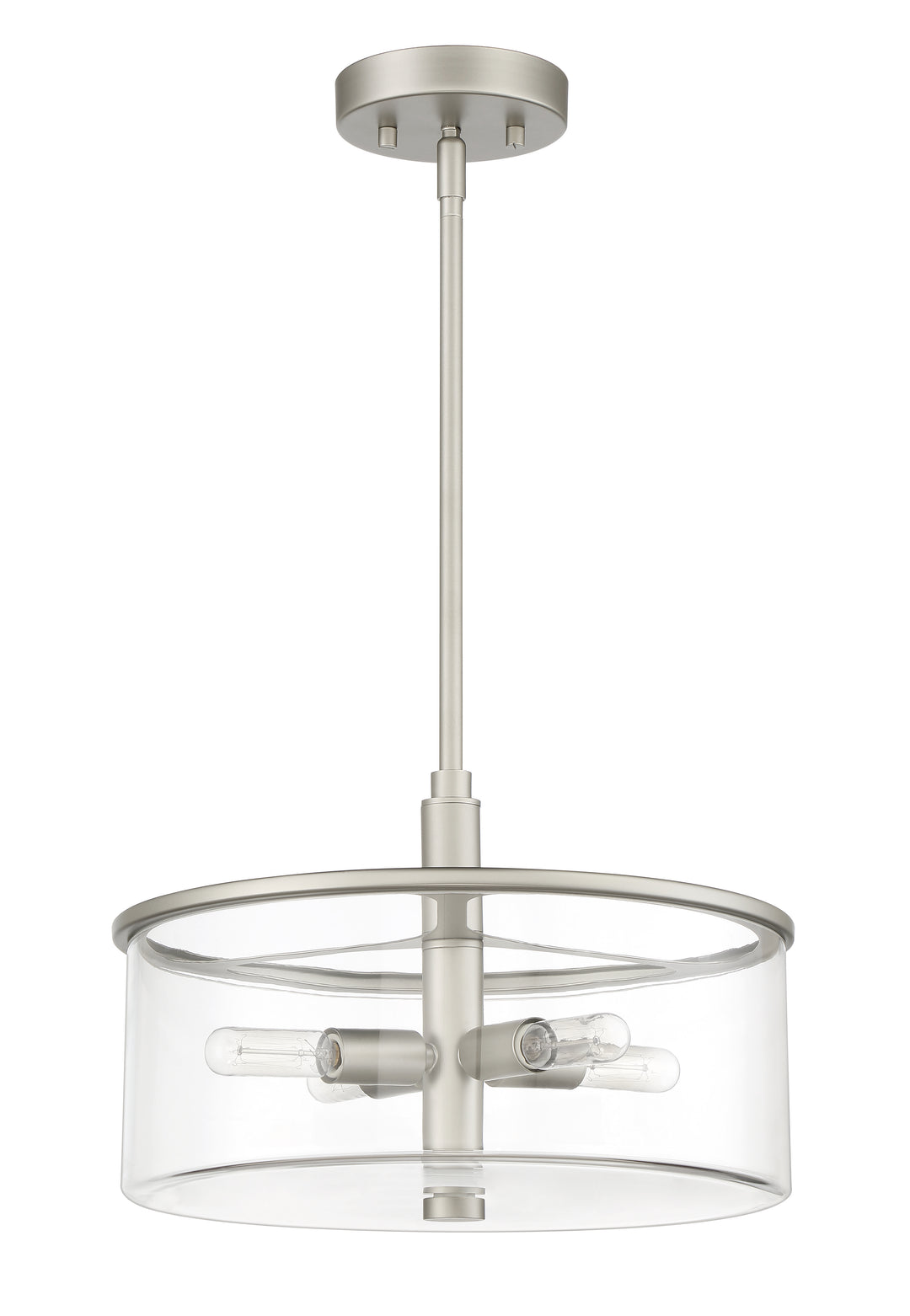 Hailie 4 Light Pendant in Satin Nickel CRAFTMADE