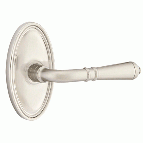 Emtek Solid Brass Turino Lever With Oval Rosette (Many Finishes Available) EMTEK