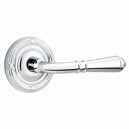 Emtek Solid Brass Turino Lever With Ribbon & Reed Rosette (Many Finishes Available) EMTEK