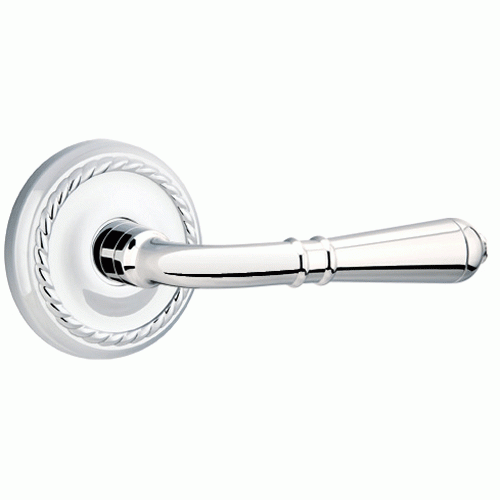 Emtek Solid Brass Turino Lever With Rope Rosette (Many Finishes Available) EMTEK