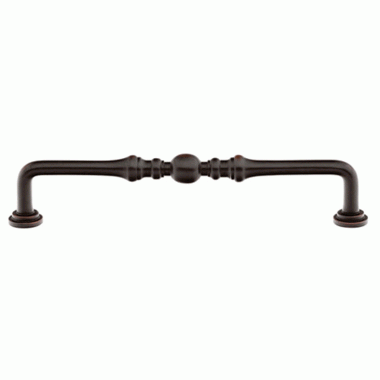 4 1/8 Inch (3 1/2 Inch c-c) Solid Brass Spindle Pull (Oil Rubbed Bronze Finish) EMTEK