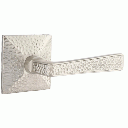 Emtek Craftsman Mission Style Hammered Lever With Hammered Rosette (Many Finishes Available) EMTEK