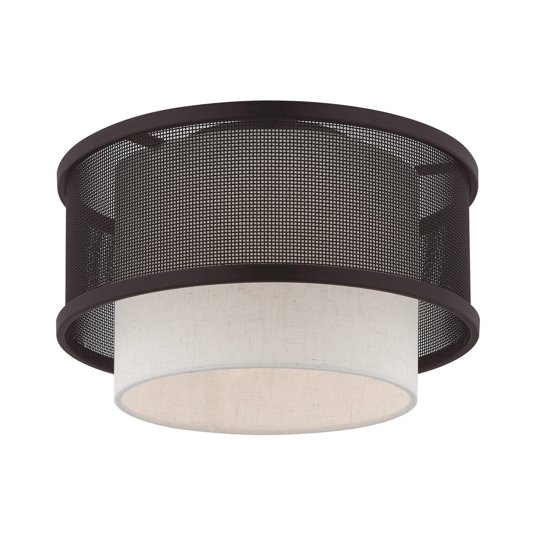 1 Light Bronze Ceiling Mount Livex