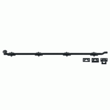 42 Inch Deltana Offset Heavy Duty Surface Bolt (Flat Black Finish) DELTANA