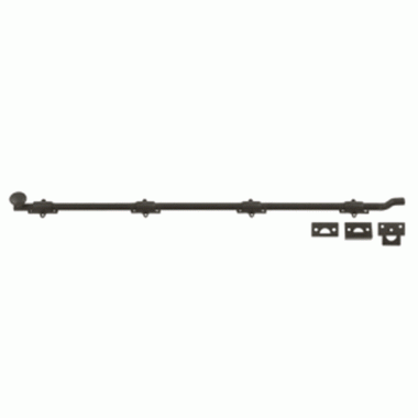 42 Inch Deltana Offset Heavy Duty Surface Bolt (Oil Rubbed Bronze Finish) DELTANA