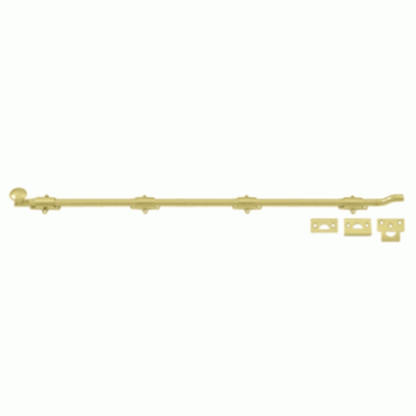 42 Inch Deltana Offset Heavy Duty Surface Bolt (Polished Brass Finish) DELTANA