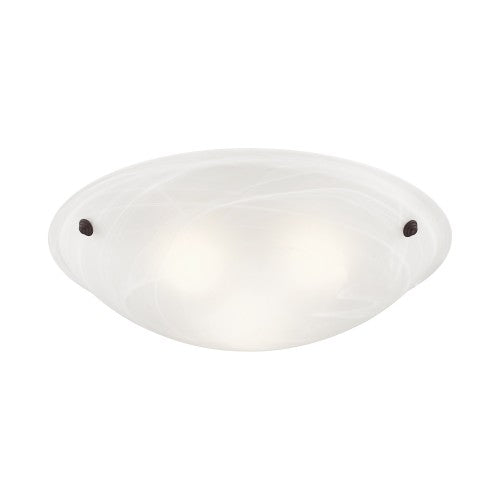 3 Light Bronze Ceiling Mount Livex