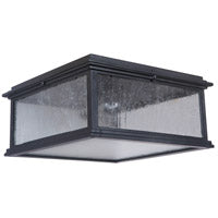 Gentry 1 Light Outdoor Flushmount in Midnight CRAFTMADE