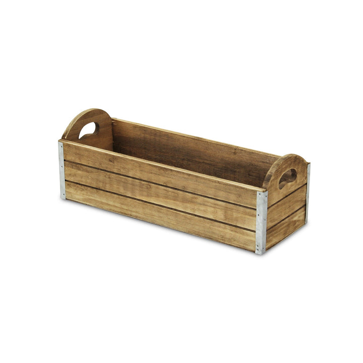 Caelum Handled Wood Planter CHEUNGS