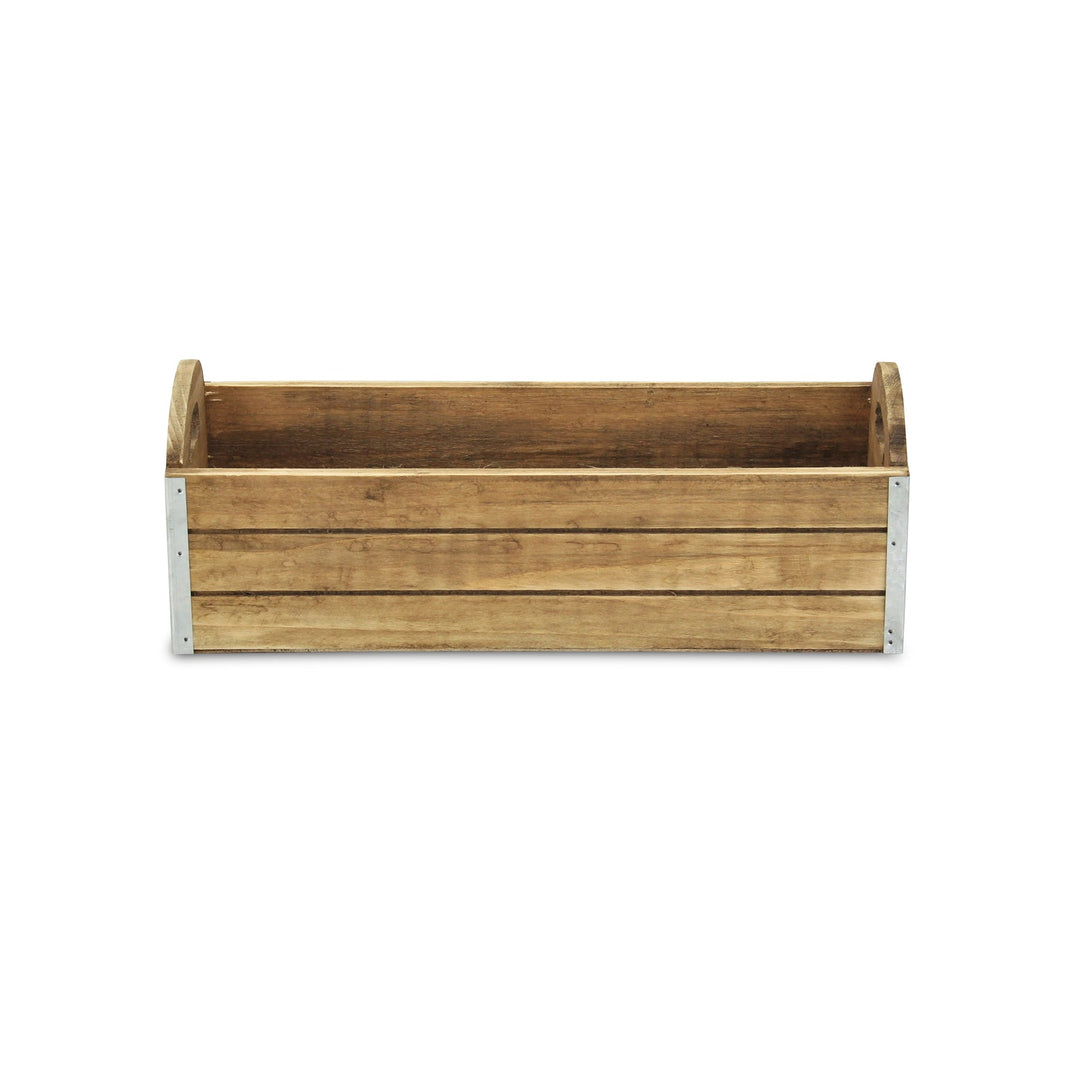 Caelum Handled Wood Planter CHEUNGS