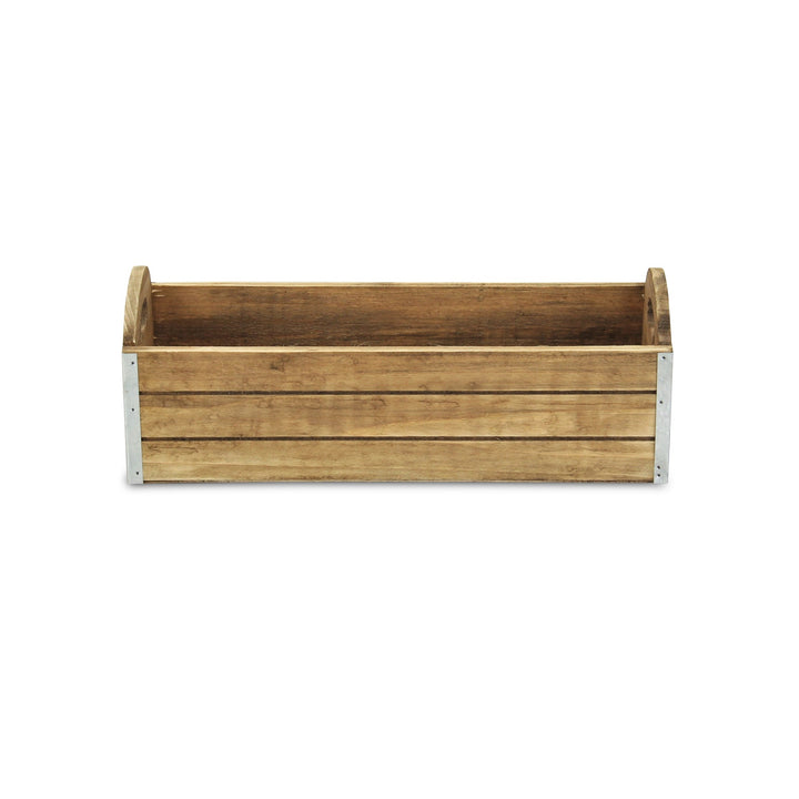 Caelum Handled Wood Planter CHEUNGS