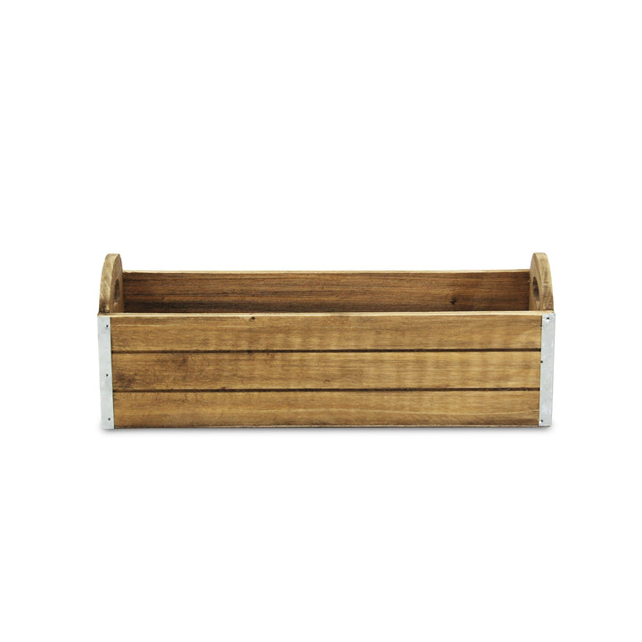 Caelum Handled Wood Planter CHEUNGS