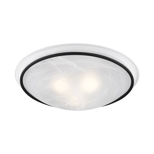 3 Light Black Ceiling Mount Livex