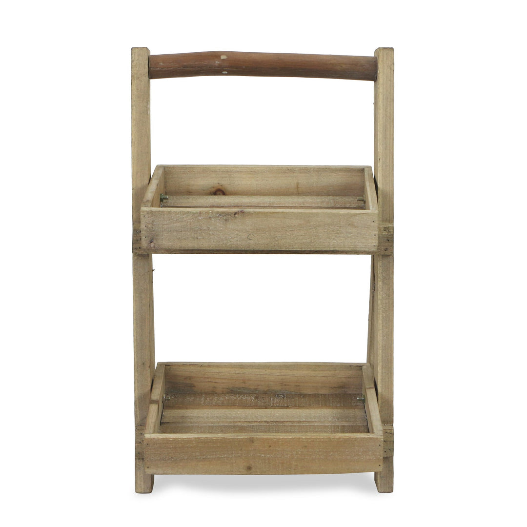 Alari 2 Tier Wood Folding Shelf - Small CHEUNGS