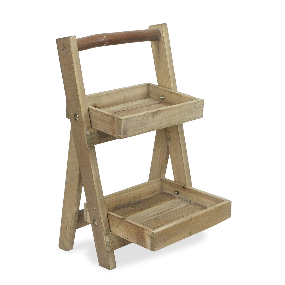 Alari 2 Tier Wood Folding Shelf - Small CHEUNGS