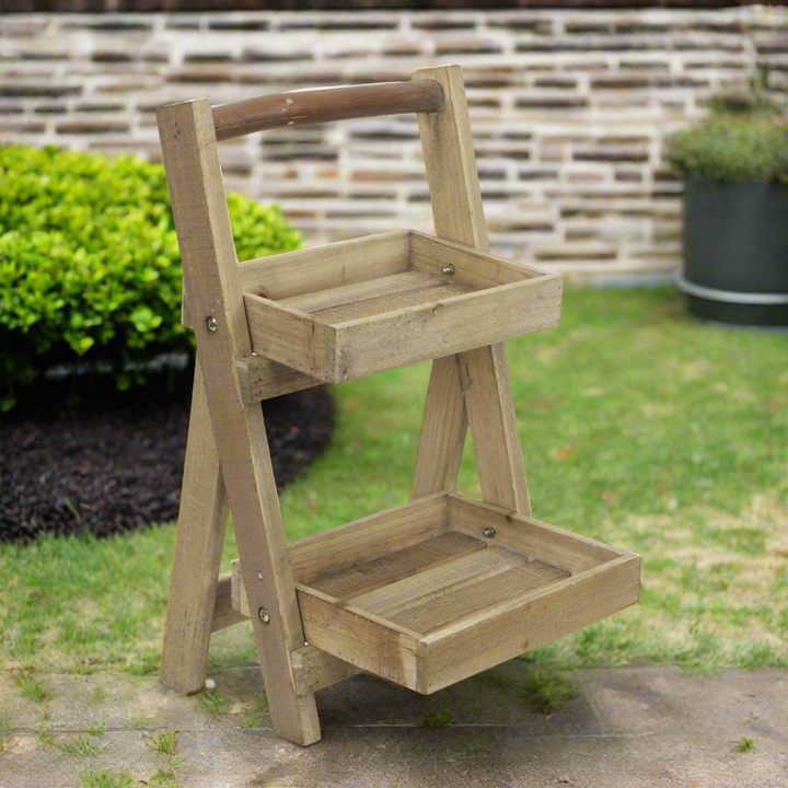 Alari 2 Tier Wood Folding Shelf - Small CHEUNGS