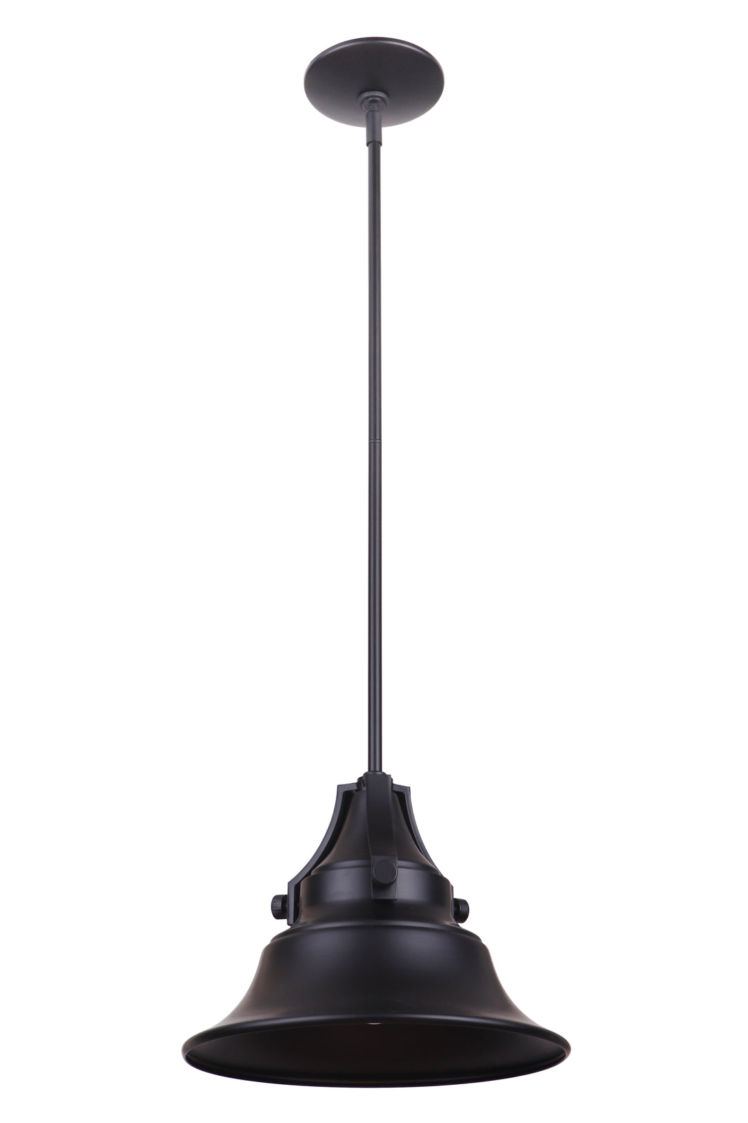 Union 1 Light Medium Outdoor Pendant in Midnight CRAFTMADE