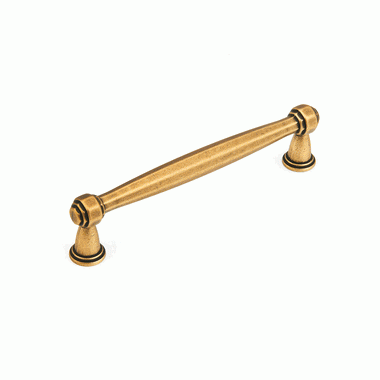 5 11/16 Inch (5 Inch c-c) Firenza Cabinet Pull (Light Firenza Bronze Finish) SCHAUB