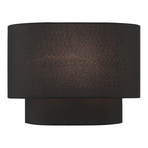 1 Light Black ADA Sconce Livex