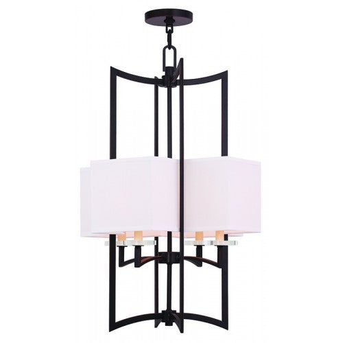 4 Light Olde Bronze Foyer Chandelier Livex