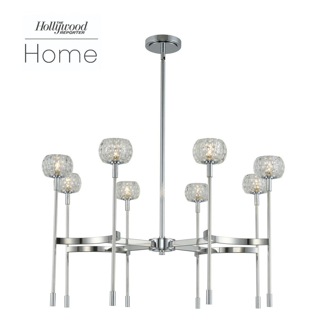 Mae 8 Light Chandelier Kalco