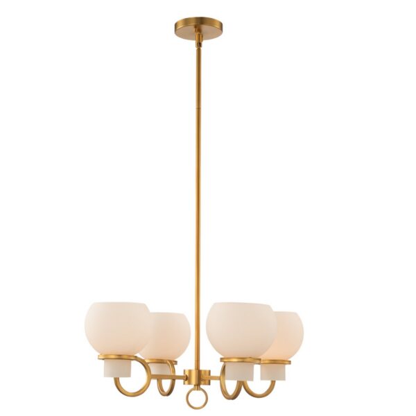 Ascher 4 Light Chandelier Kalco