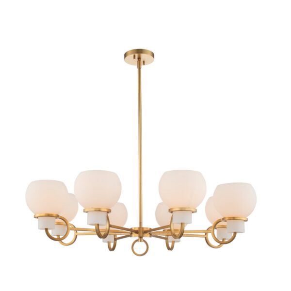 Ascher 8 Light Chandelier Kalco