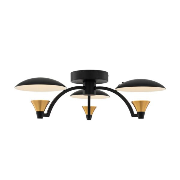 Redding 3 Light LED Semi Flush Kalco