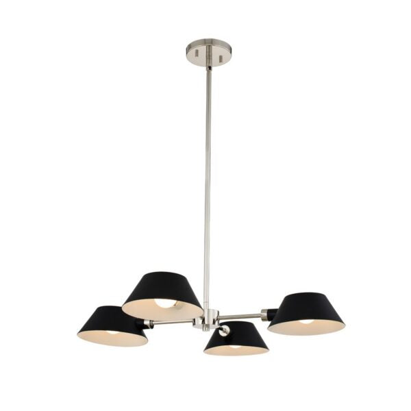 Bruno 4 Light Chandelier Kalco