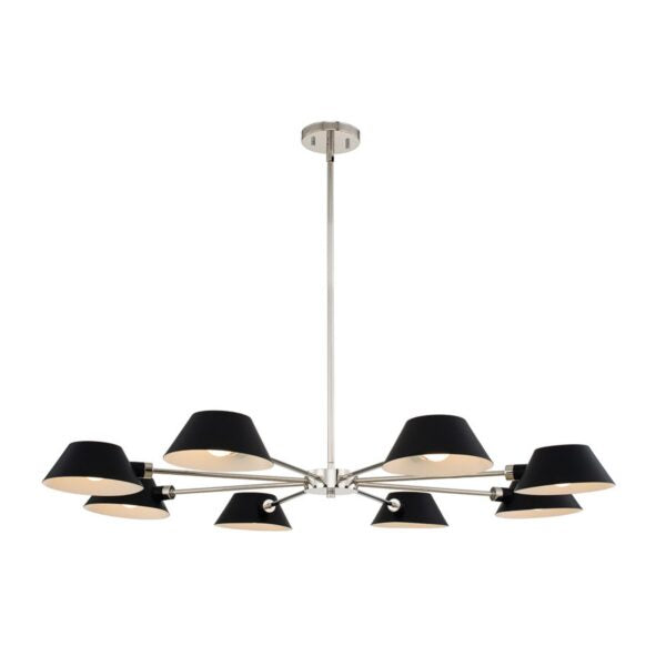 Bruno 8 Light Chandelier Kalco