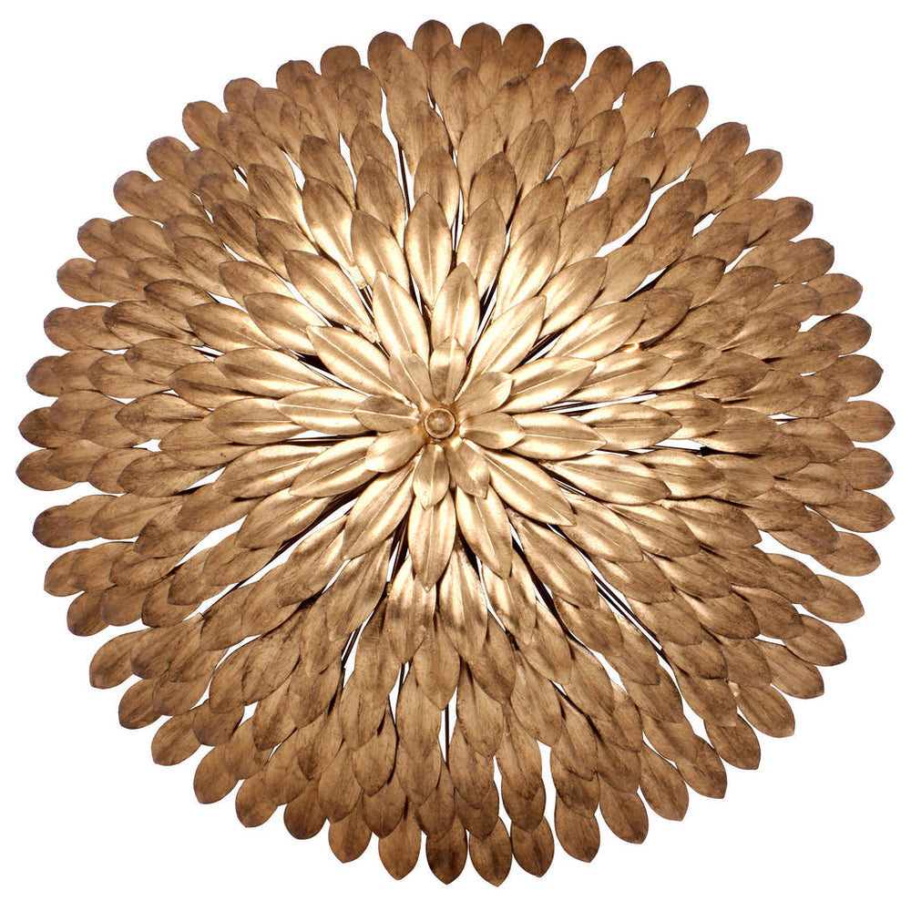 Crystorama Crystorama Broche 6 Light Antique Gold Leaf Chandelier