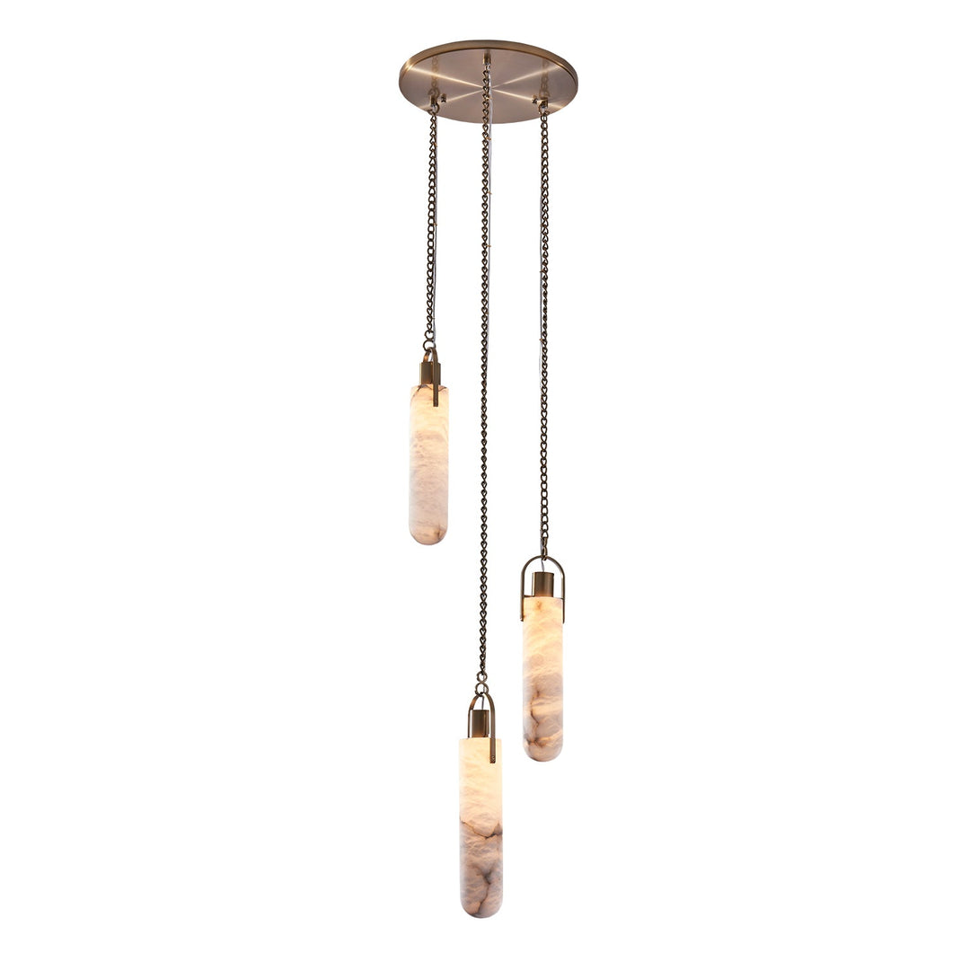 Flint 3 Light Full Canopy Pendant Kalco