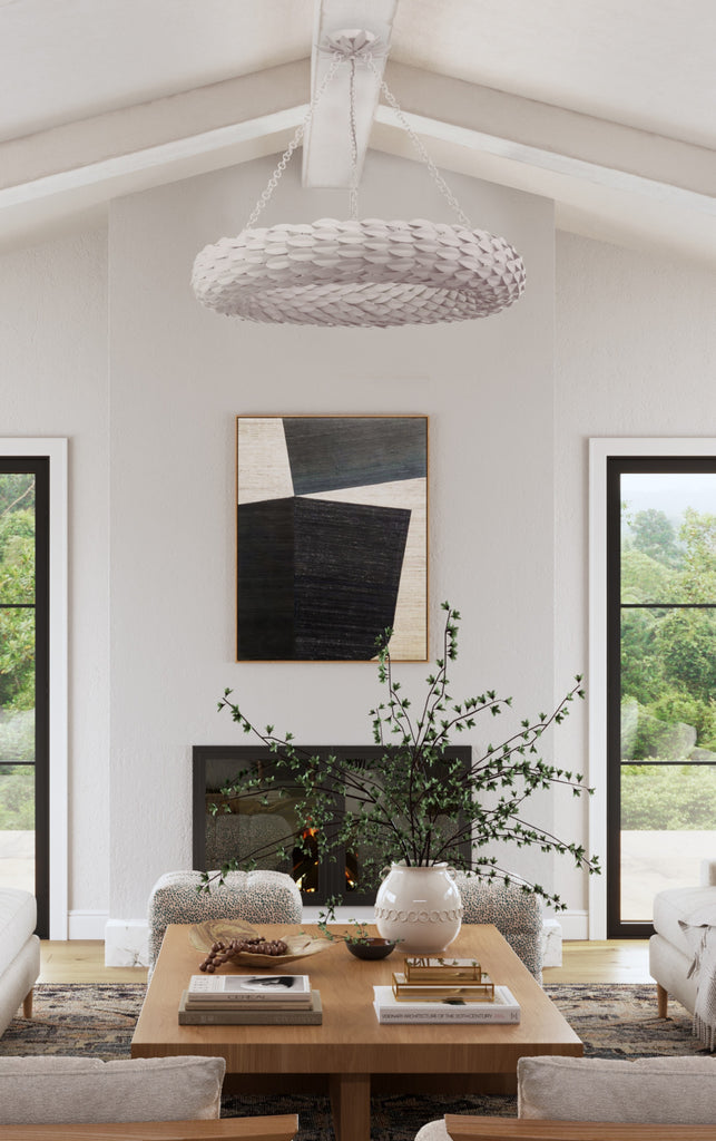 Crystorama Crystorama Broche 8 Light Matte White Chandelier
