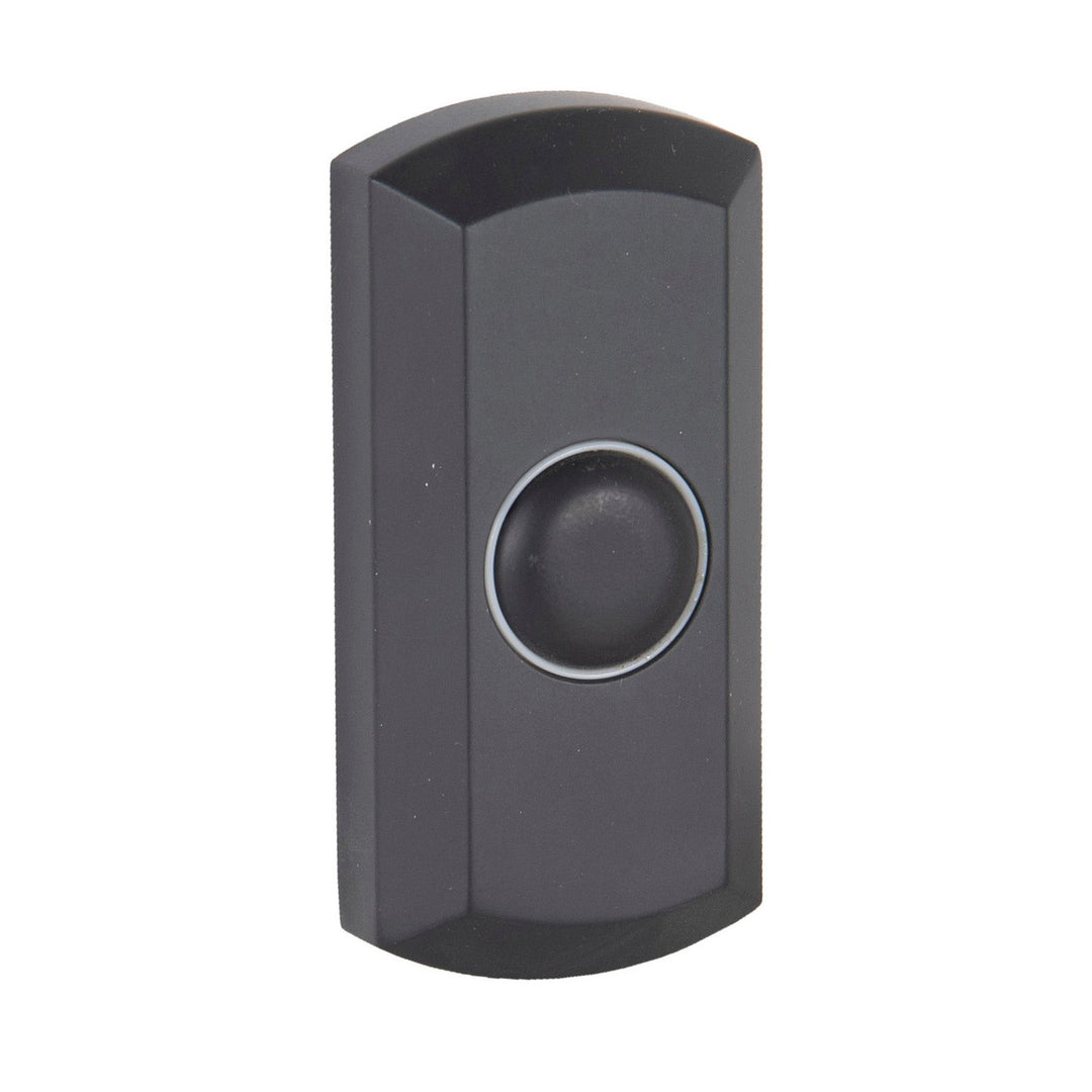 Surface Mount LED Lighted Push Button in Flat Black CRAFTMADE